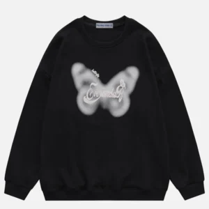 Aelfric Eden Butterfly Moon Print Sweatshirt