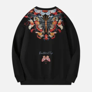 Aelfric Eden Embroidery Butterfly Sweatshirt